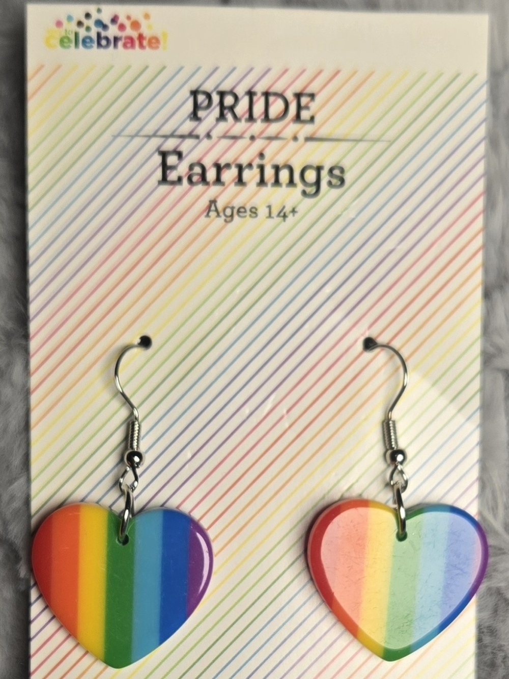 NWT! PRIDE & SOLIDARITY  🌈 💜Earrings SNAZZY RETRO LGBTQIA+ QTBIPOC & ALLIES - Picture 2 of 9